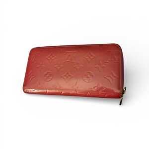 Louis Vuitton Cherry Red Vernis Embossed Wallet vintage